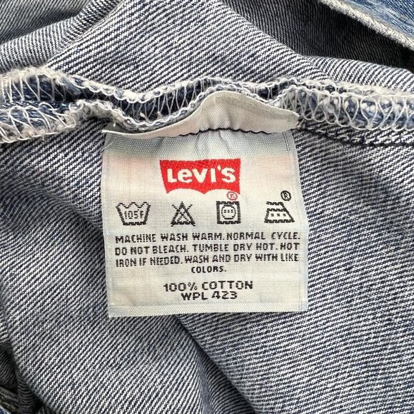 Vintage 2004 Levi's 501 Fit Stonewashed Denim Red Tab Jeans Fit 32 x 35 - Picture 4 of 8